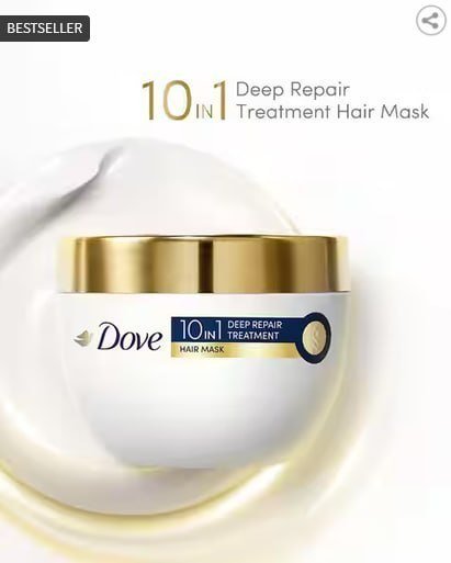 Dove 10 In 1 Deep Repair Treatment Hair Mask 