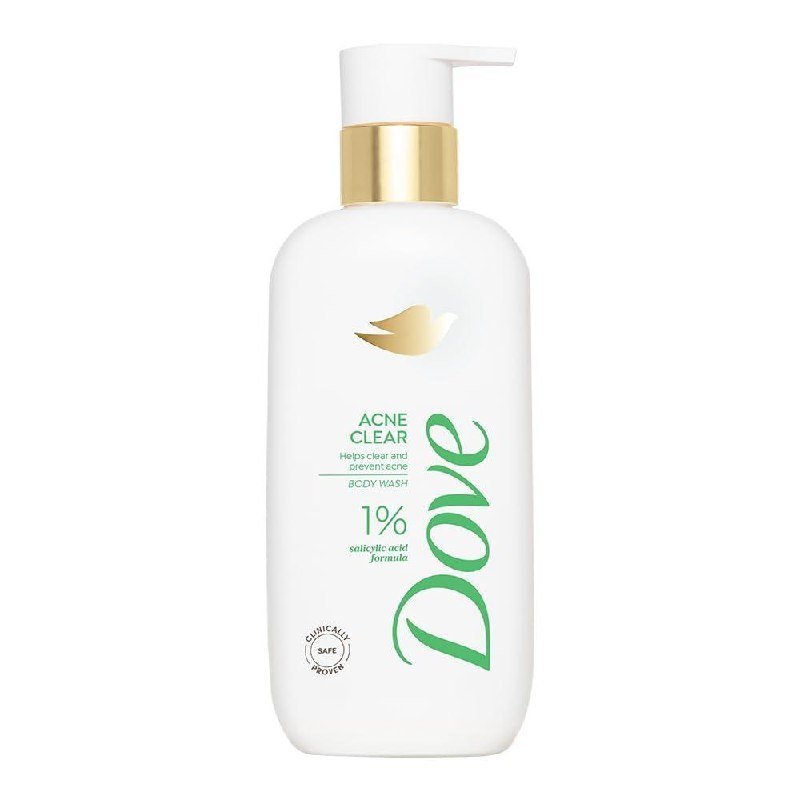 Dove Acne Clear Serum Body Wash 300 Ml For Clearer