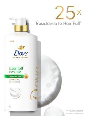 Dove Hair Fall Rescue Shampoo For Weak Hair 1