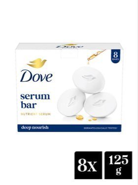 Dove Set Of 8 Serum Bars With Nutrient Serum 