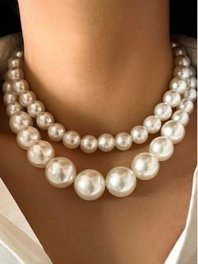 Dressberry Beaded Layered Necklace 162 Mrp 99