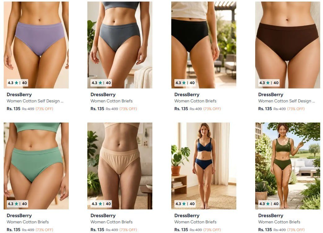 Dressberry Briefs From 135