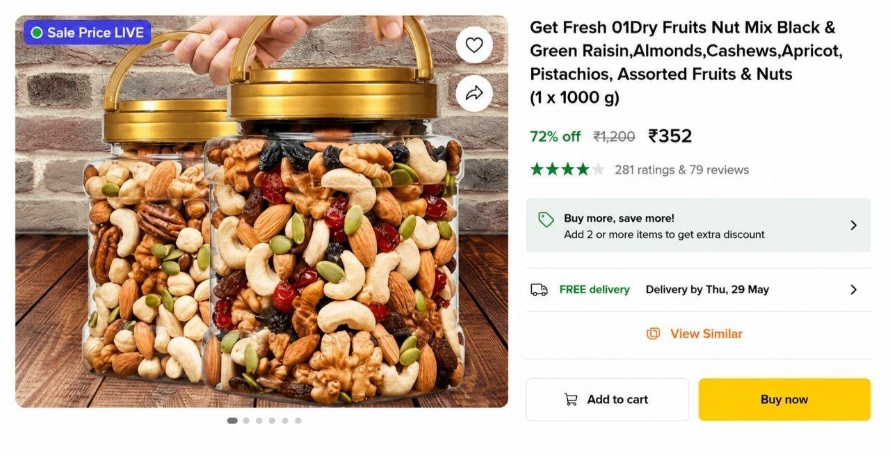 Dry Fruits 1kg 352