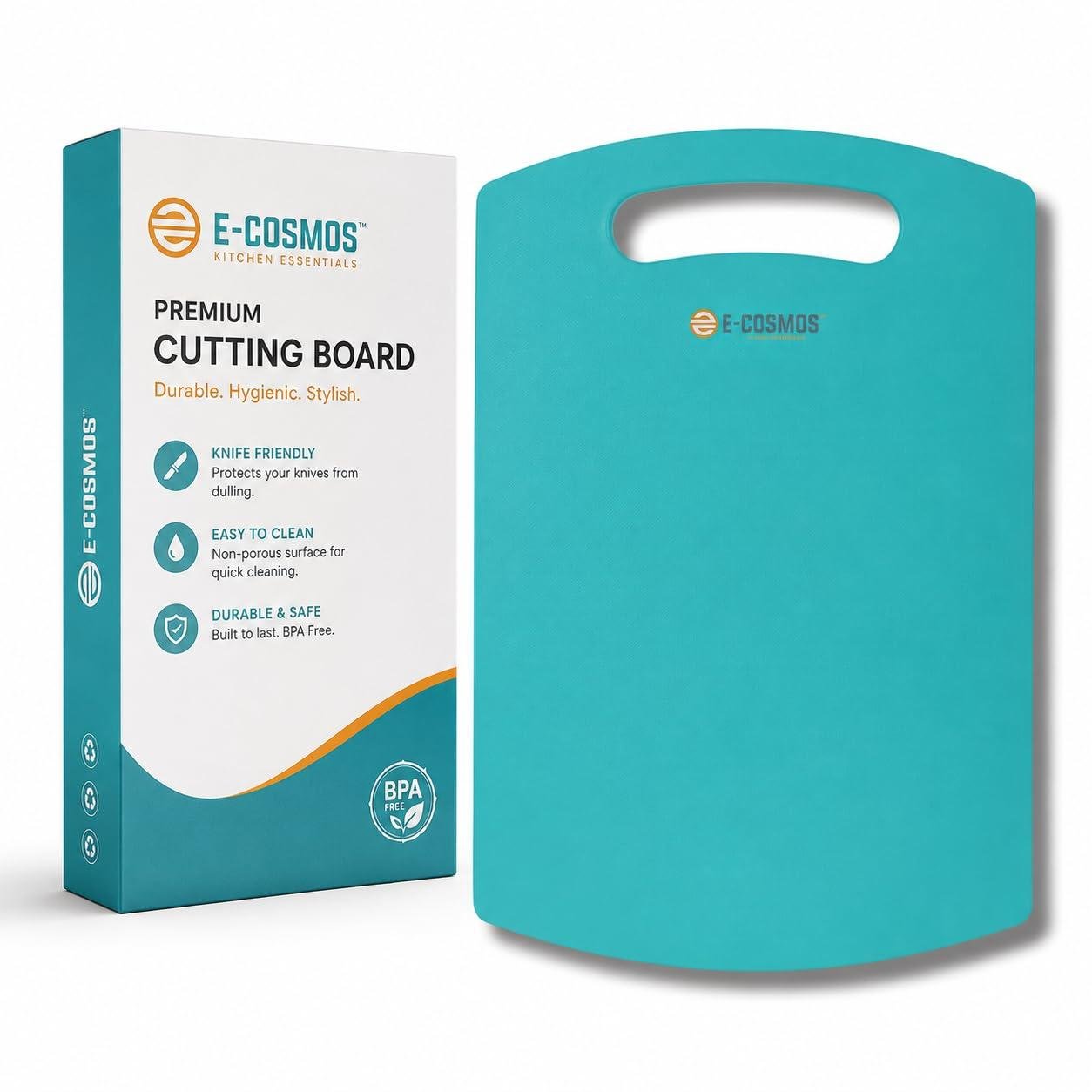 E-cosmos Plastic Cutting Chopping Board For Kitche