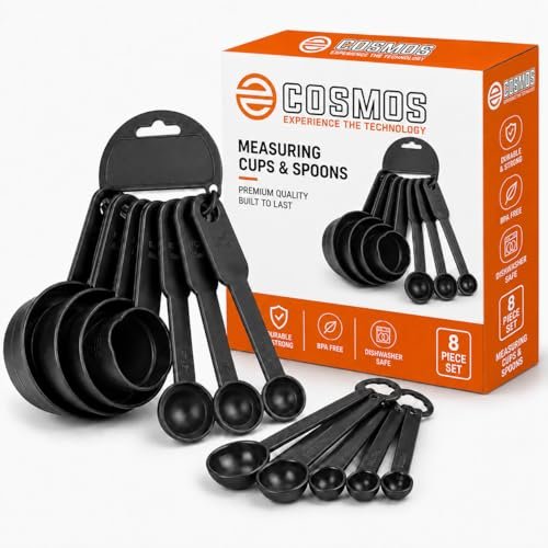 E-cosmos Plastic Measuring Spoon And Cup Set 8-pie