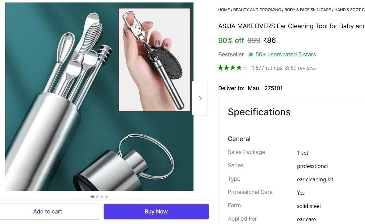 Ear Cleaning Tool 86