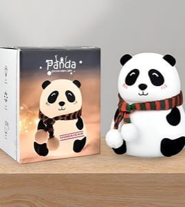 Earthcraft Silicone Panda Rechargeable Table Lamp 