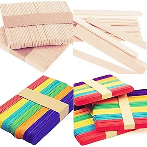 Eclet 200 Sticks(100 Colored And 100 Plain) S