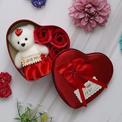 Ecraftindia Heart Shaped Valentines Day Gift Box W
