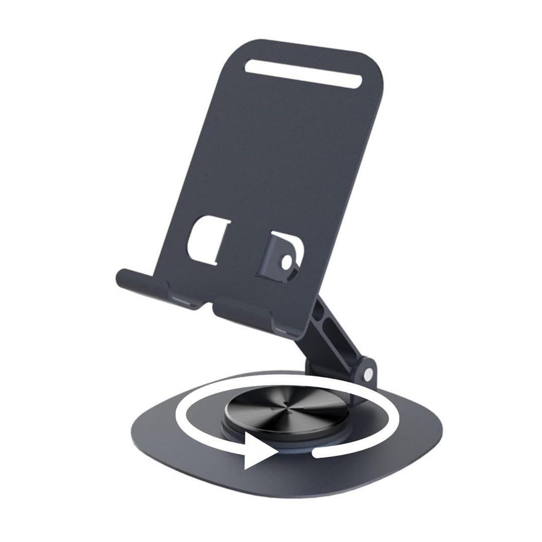 Elfora Rotatable 360 Metal Mobile Stand Angle Adju
