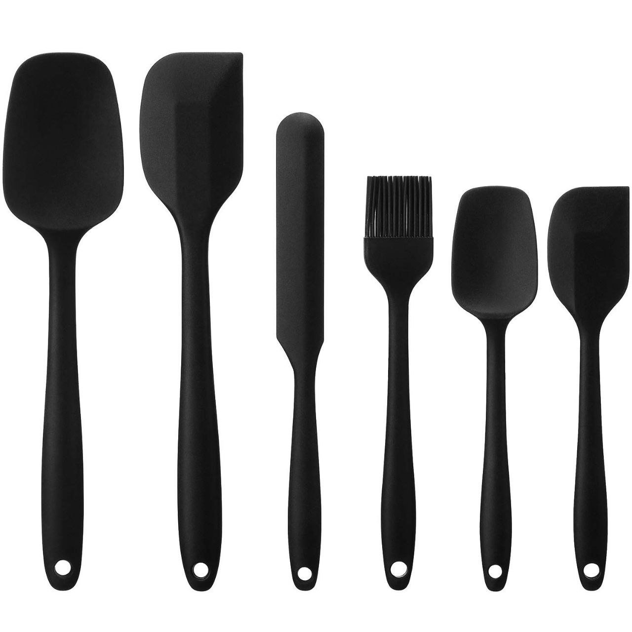 Elisel Silicone Spatula Set 6 Piece Sets Of Baking