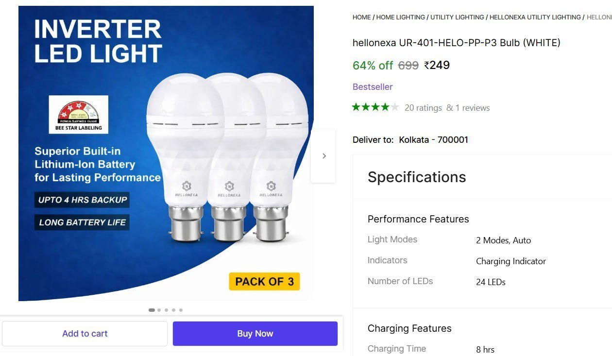 Emergency Bulb 249