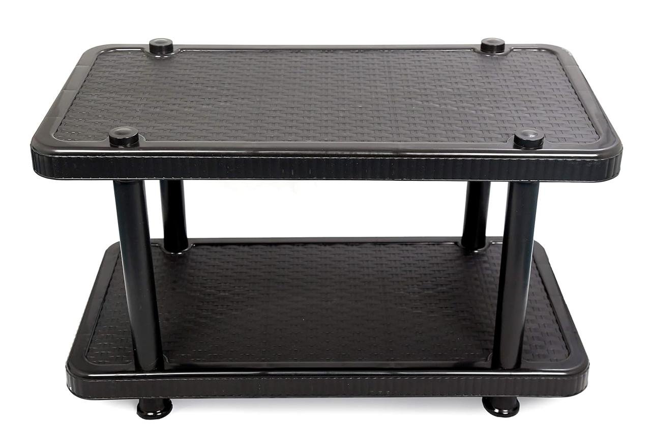 Esquire Coffee Table Black Plastic Table Used