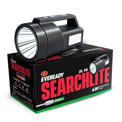 Eveready Searchlite Dl95 Rechargeable 4w Torc