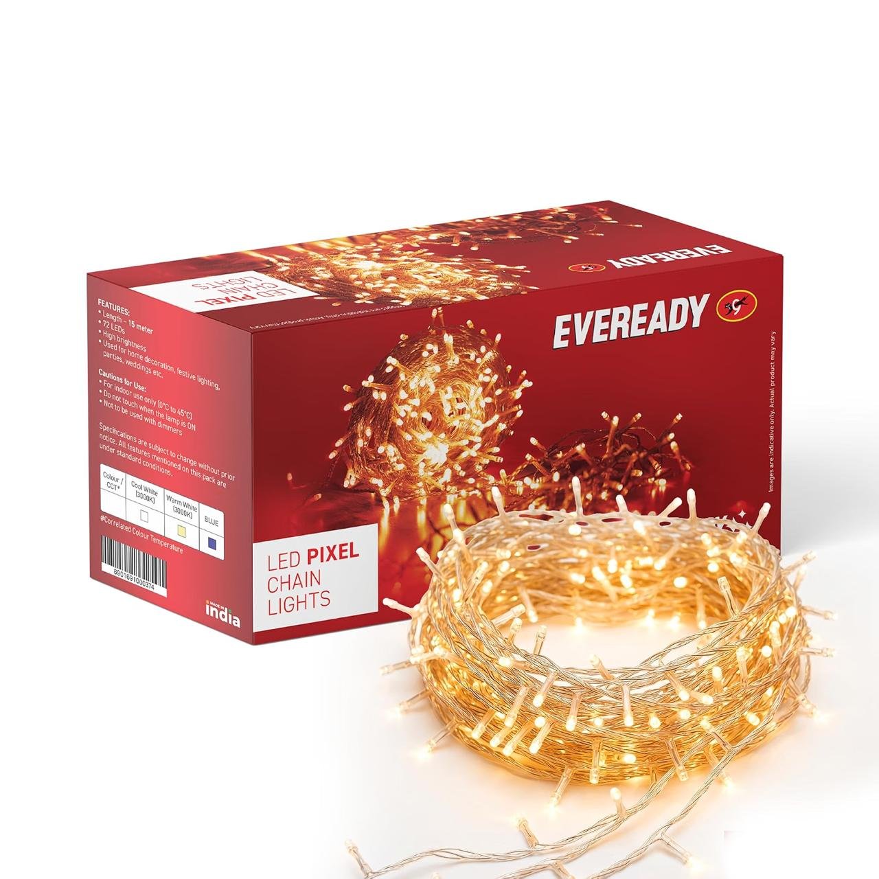 Eveready Utsav 33 Feet Led Pixel Lights 46 Le