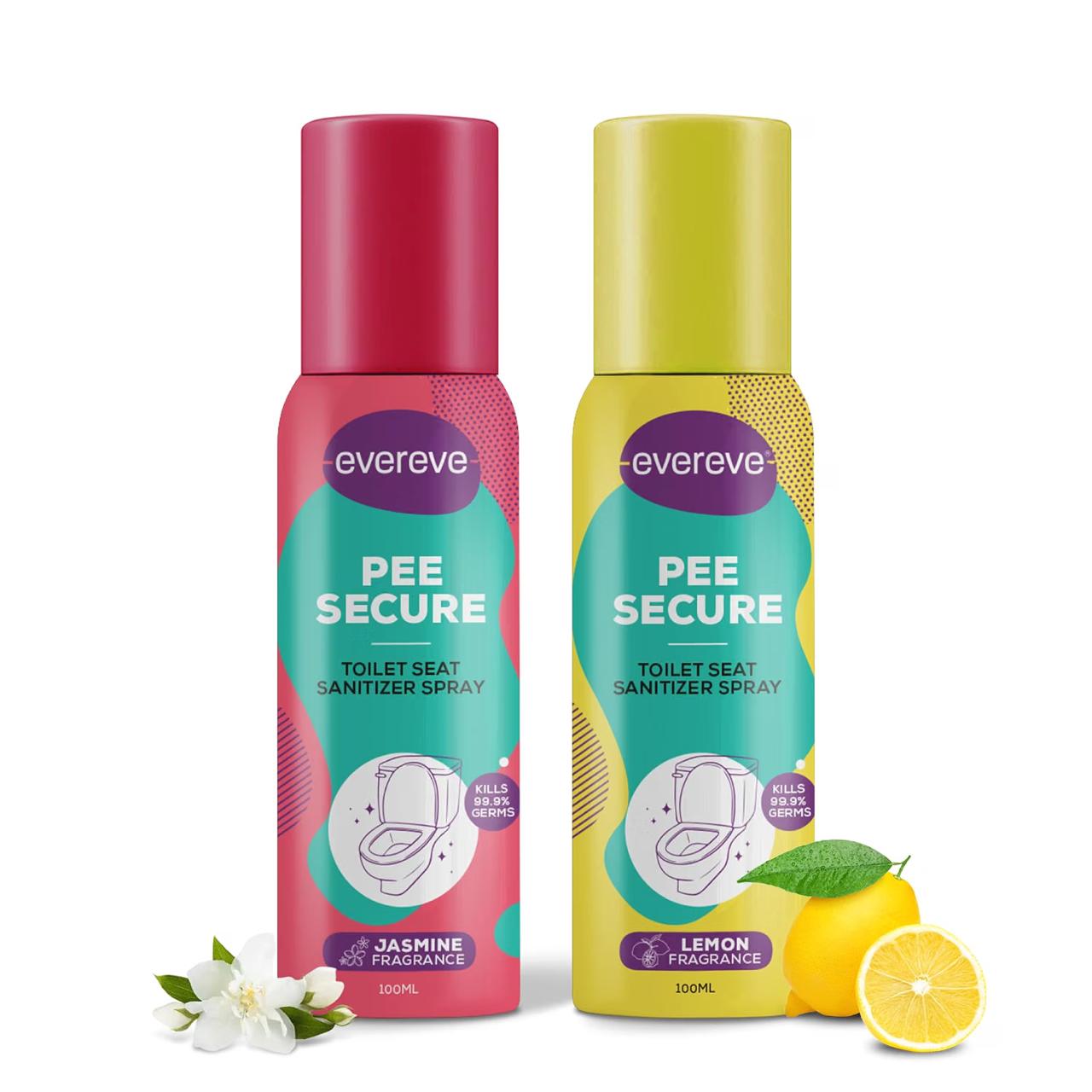 Evereve Pee Secure Toilet Seat Sanitizer Spra
