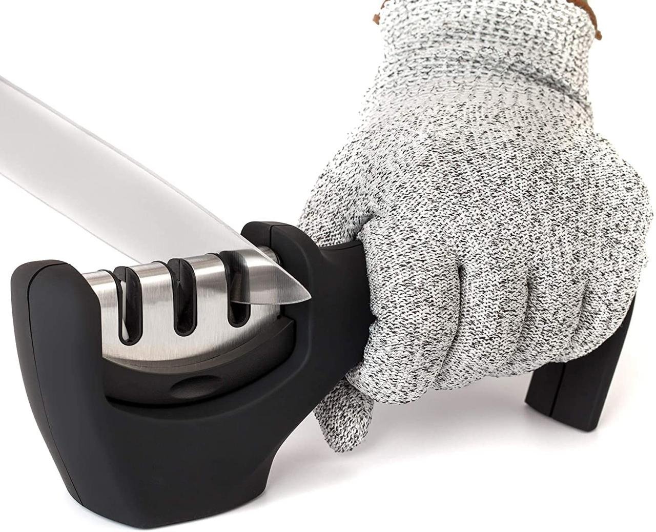 Eversprout Knife Sharpener Manual 3 Stage Kni