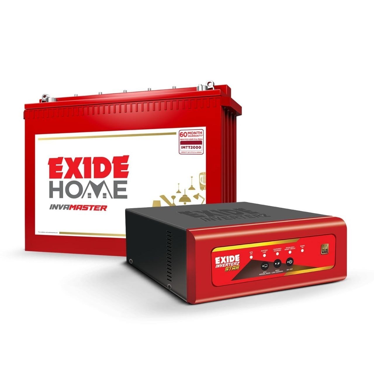 Exide Inverter Battery Combo For Home Office 