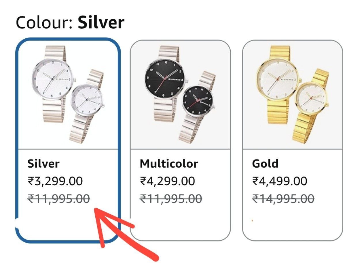 Faaasstt 3299giordano Analog Couple Watch Set