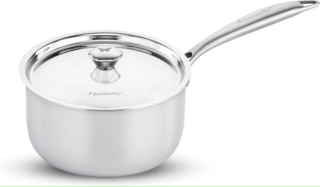 Faaasstt Butterfly Triply Sauce Pan With Ss L