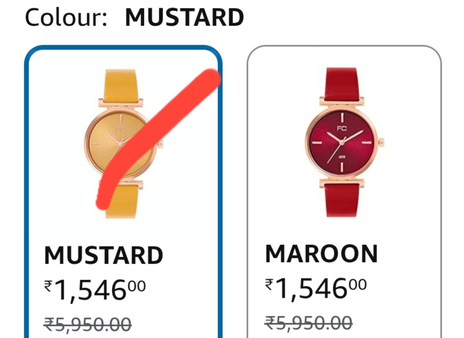 Faast French Connection Analog Watch For Wome