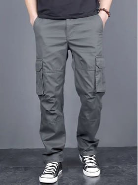Fabripple Men Cotton Classic Mid-rise Loose Fit Ca