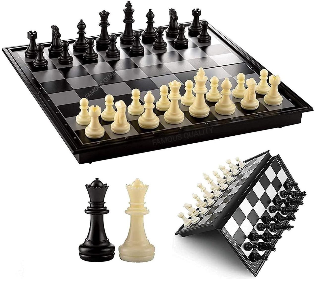 Famous Quality Folding Materials And Smooth Surface Magnetic Chess Board offer on Deals Heaven
