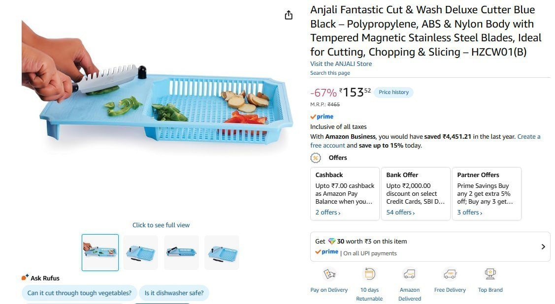 Fantastic Cut Wash Deluxe Cutter 153