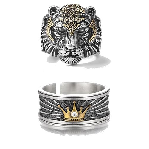Fashion Frill Stylish Silver Ring For Men Sta