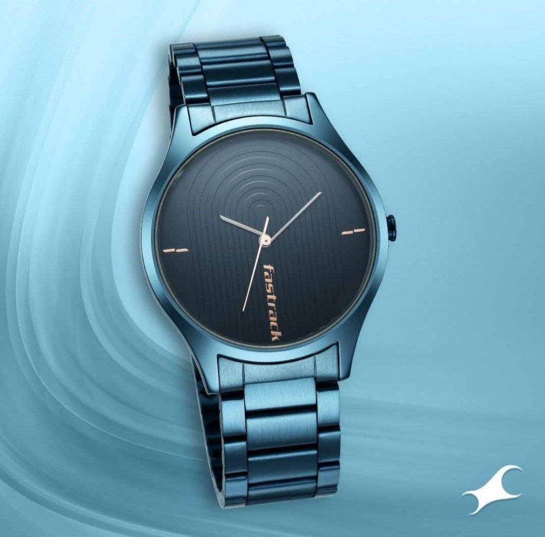 Fastrack Style Up Quartz Analog Blue Dial Blu