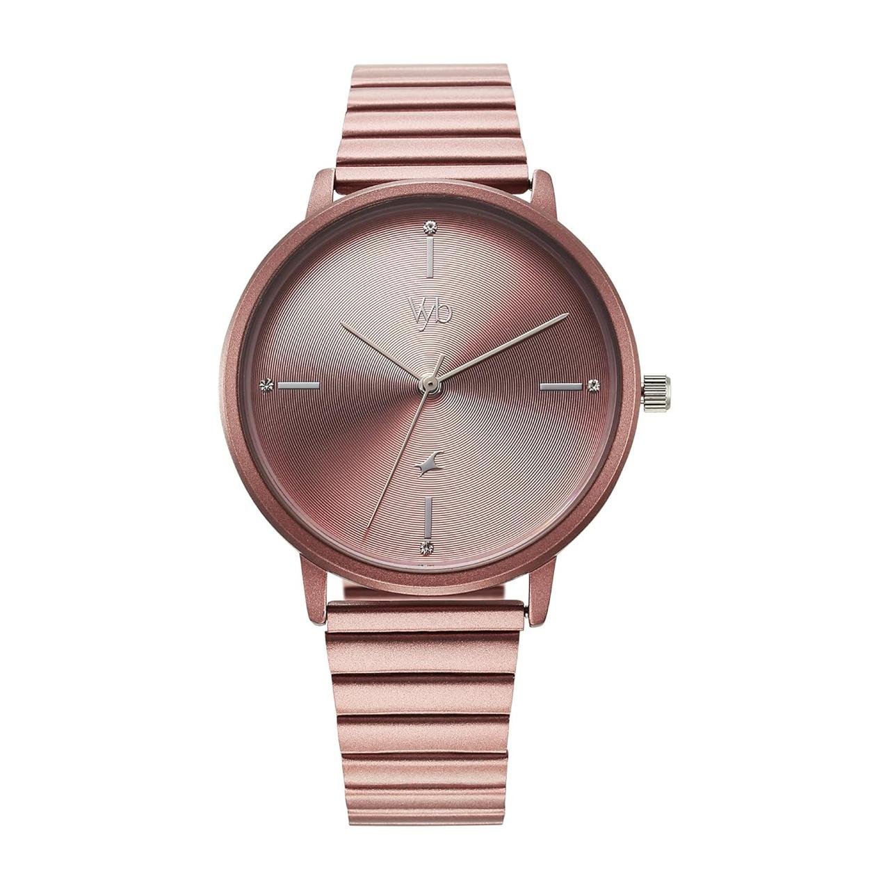 Fastrack Vyb Bliss Quartz Analog Dusty Pink D