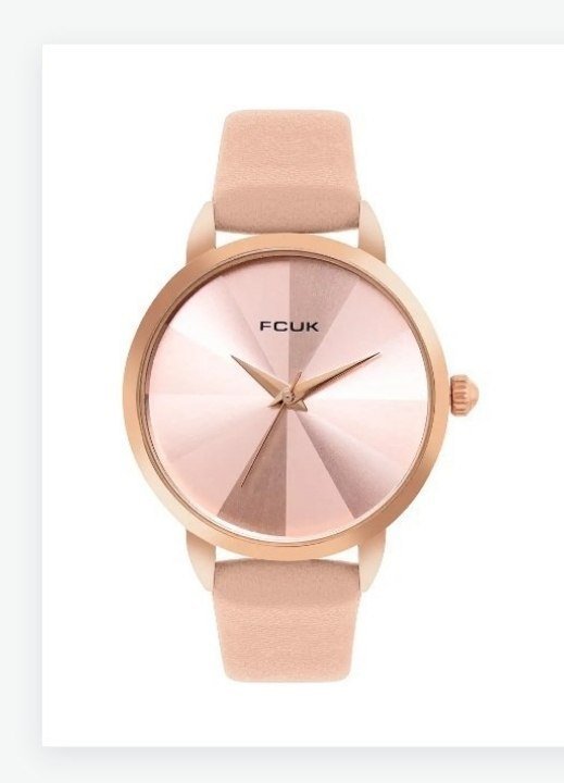 Fcuk Beige Analog Watch For Women For 982