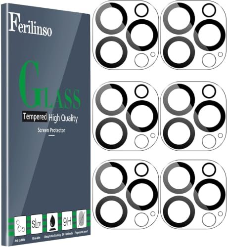 Ferilinso 6 Pack Camera Lens Protector For Ip