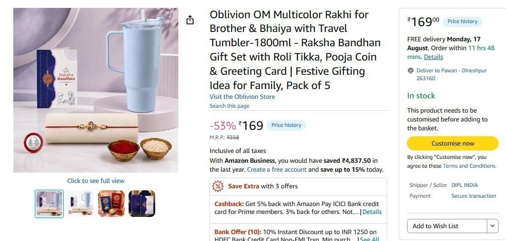 Festive Gifting Idea For Family Pack Of 5 169