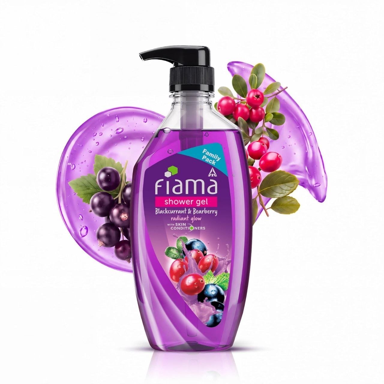 Fiama Shower Gel Body Wash Blackcurrant Bearberry 
