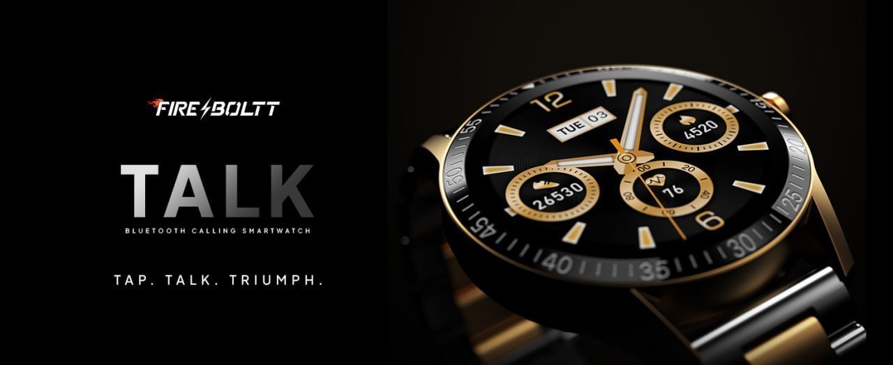 Fire-boltt Talk Round Smart Watch 999