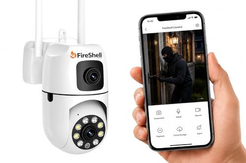 Fireshell Smarthome Dual Lens Cctv Camera For Home