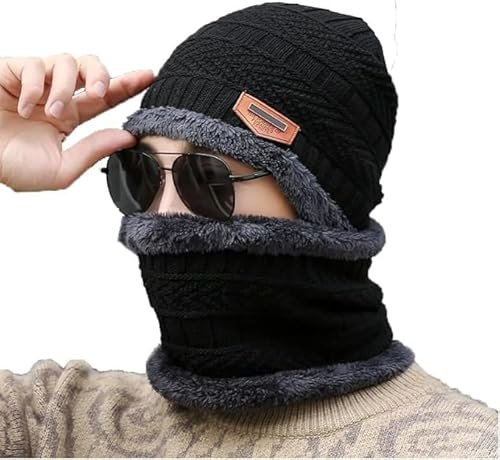 Fitness Mantra Beanie Cap Muffler For Men Women Be