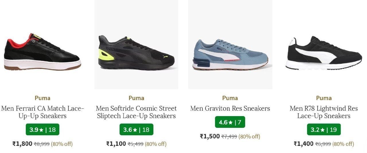 Flat 80 On Puma Shoes