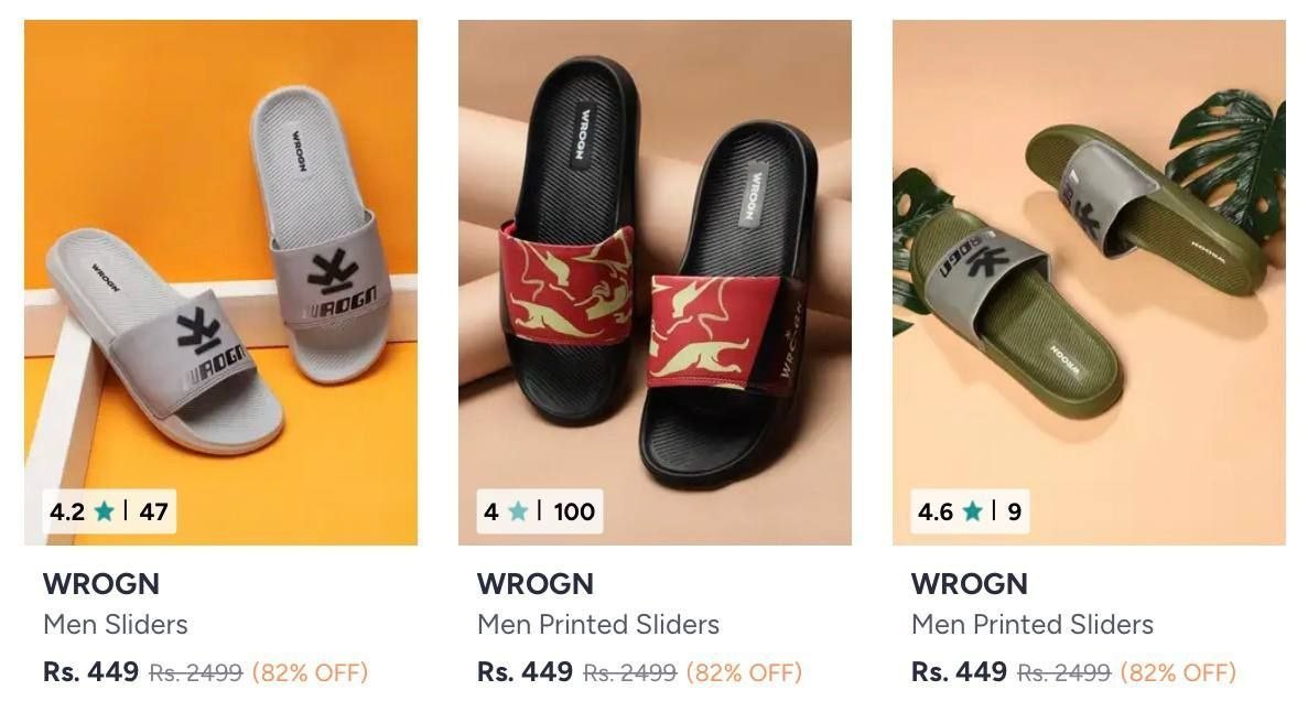 Flat 82 Wrogn Sliders