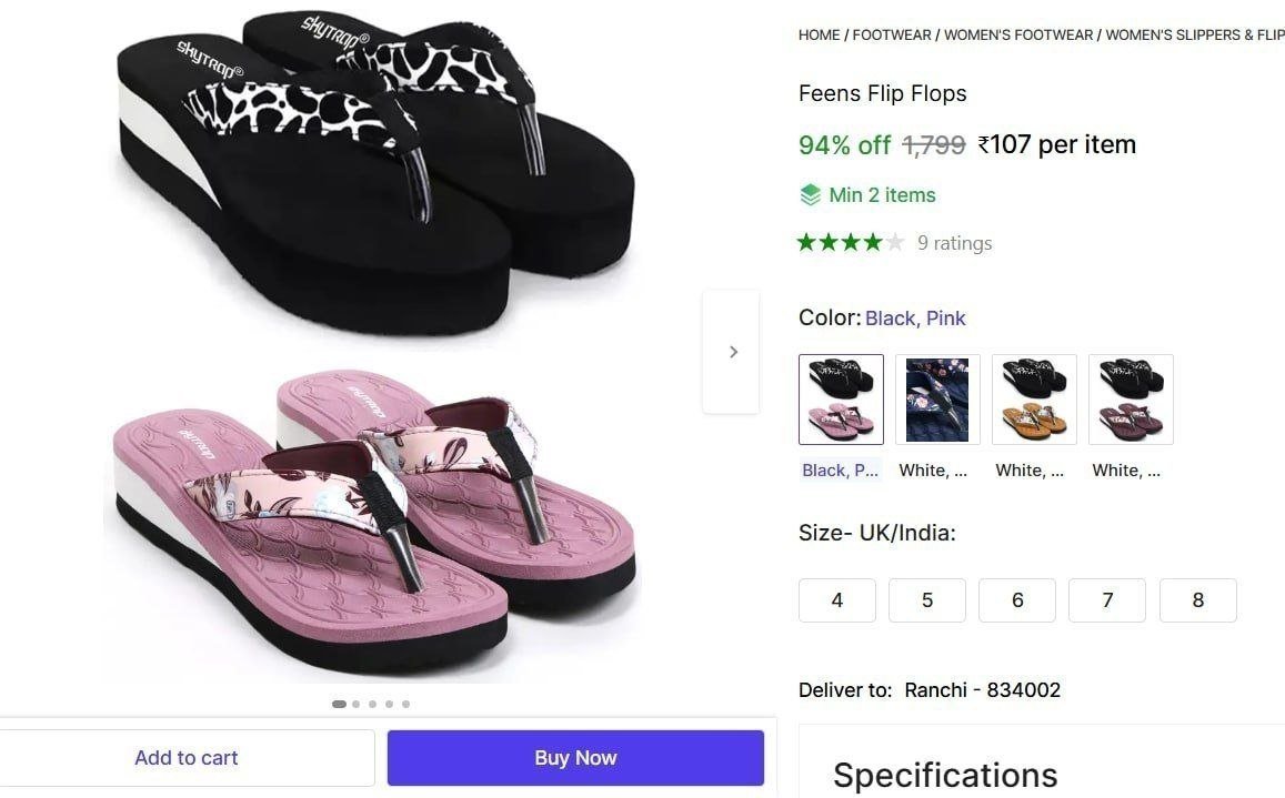 Flip Flops Slippers 107