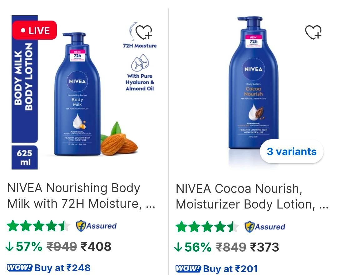 Flipkart 60 On Top Beauty Products Nivea Pond