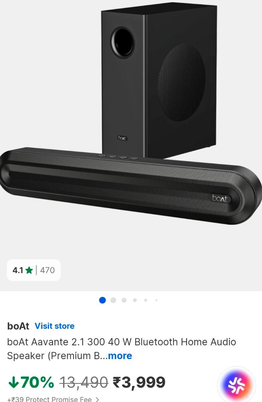 Flipkart 70 - Boat Bluetooth Audio Speaker At Rs 3