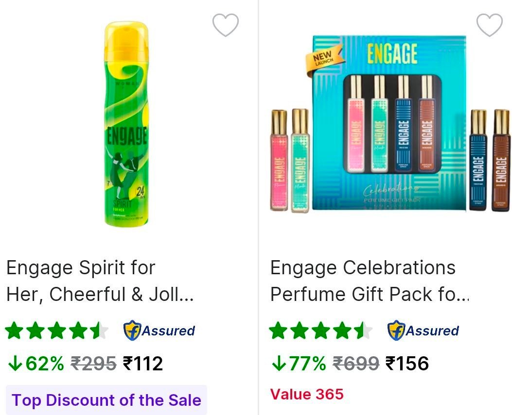 Flipkart 77 - Engage Deodorant Perfumes