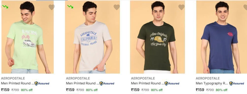 Flipkart 80 - Aeropostale Men S T-shirts Star