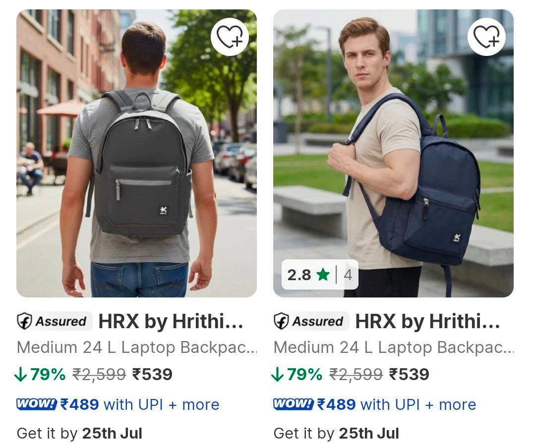 Flipkart 80 On Hrx Backpacks Starts At 539buy