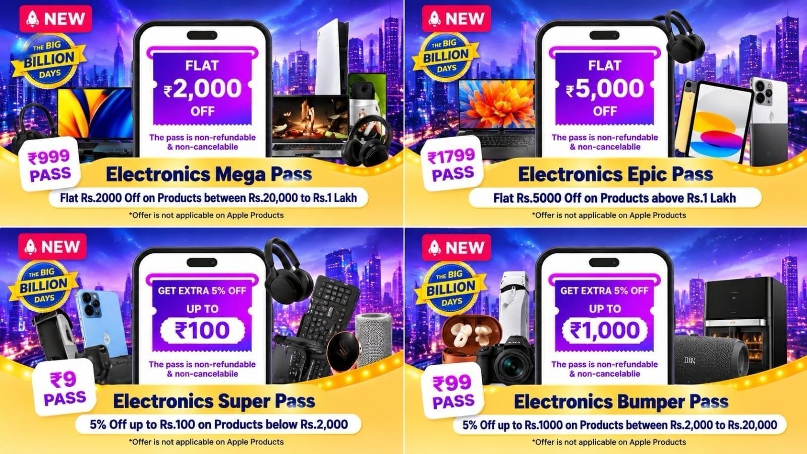 Flipkart Bbd Loot Get 5000 On Electronicsbuy 