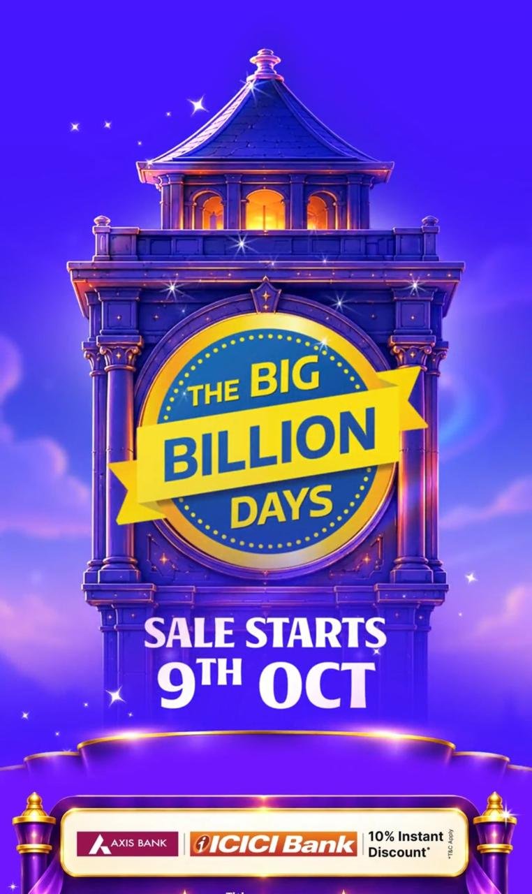 Flipkart Big Billion Days Dates Revealed Sale