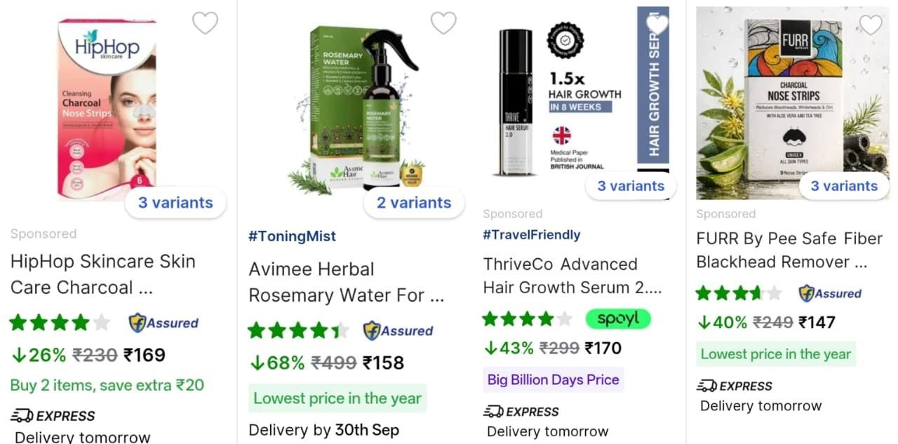 Flipkart Branded Beauty Products 80 Offshavin