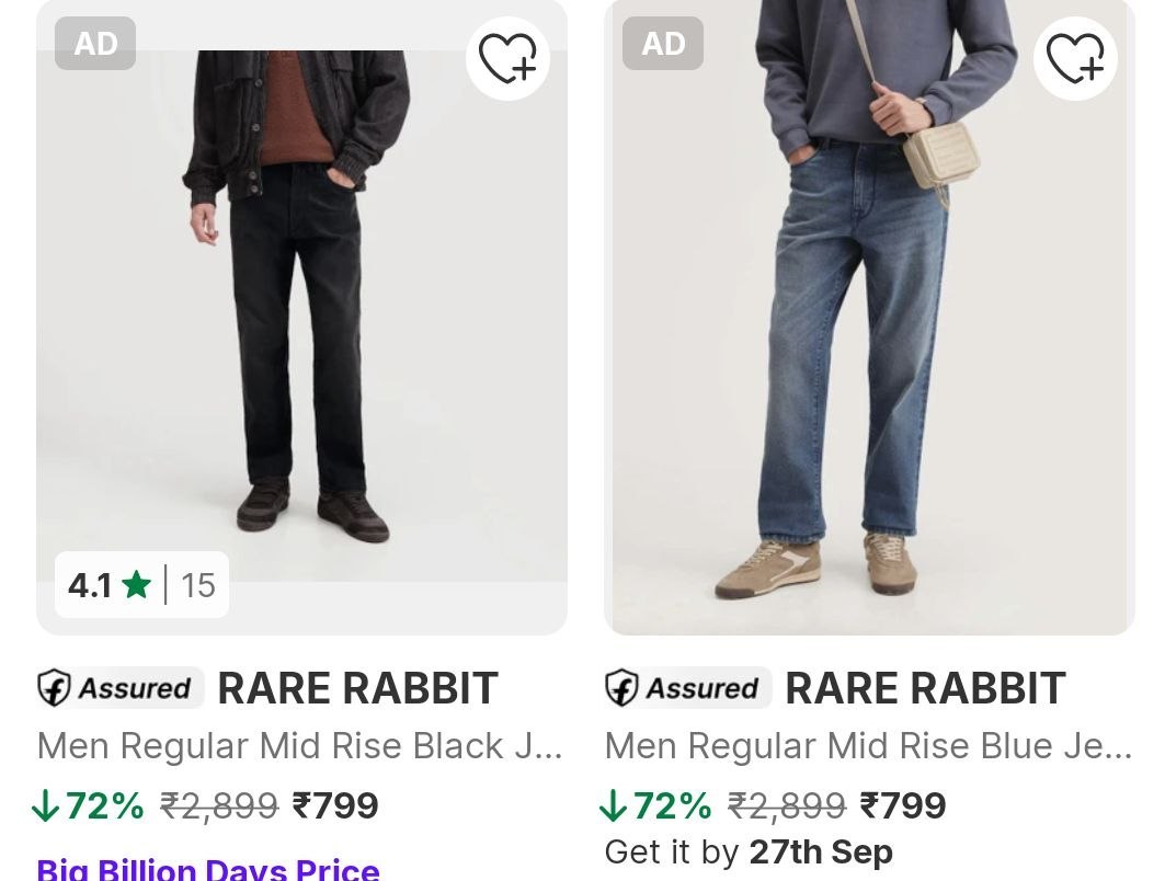 Flipkart Branded Men S Jeans Min 60
